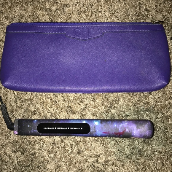 outer space design Chi with matching Clutch! - Picture 1 of 8